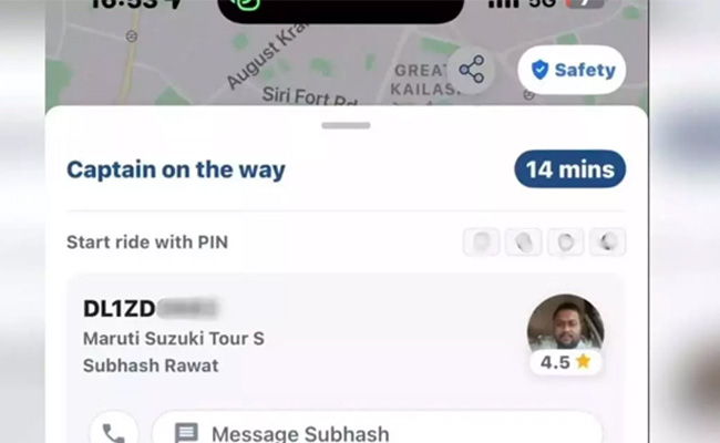 New Delhi: Rapido driver refuses Muslim passenger, “Musalmaan allowed nahi hai meri gaadi mein”